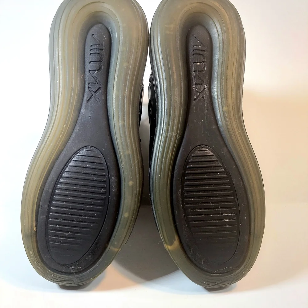 Women's Nike Air Max 720 Iridescent Black Green Sneakers